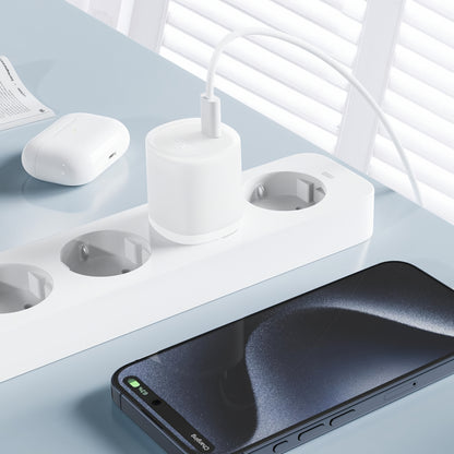 Ładowarka sieciowa XO Design L150, 30W, 3A, 1 x USB-C, Biała
