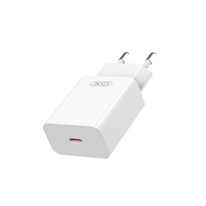 Ładowarka sieciowa XO Design L126, 20W, 3A, 1 x USB-C, Biała