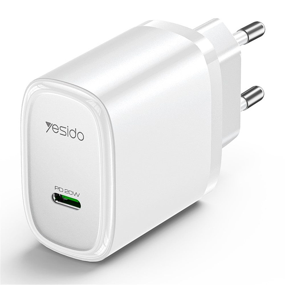 Ładowarka sieciowa Yesido YC57, 20W, 3A, 1 x USB-C, Biała