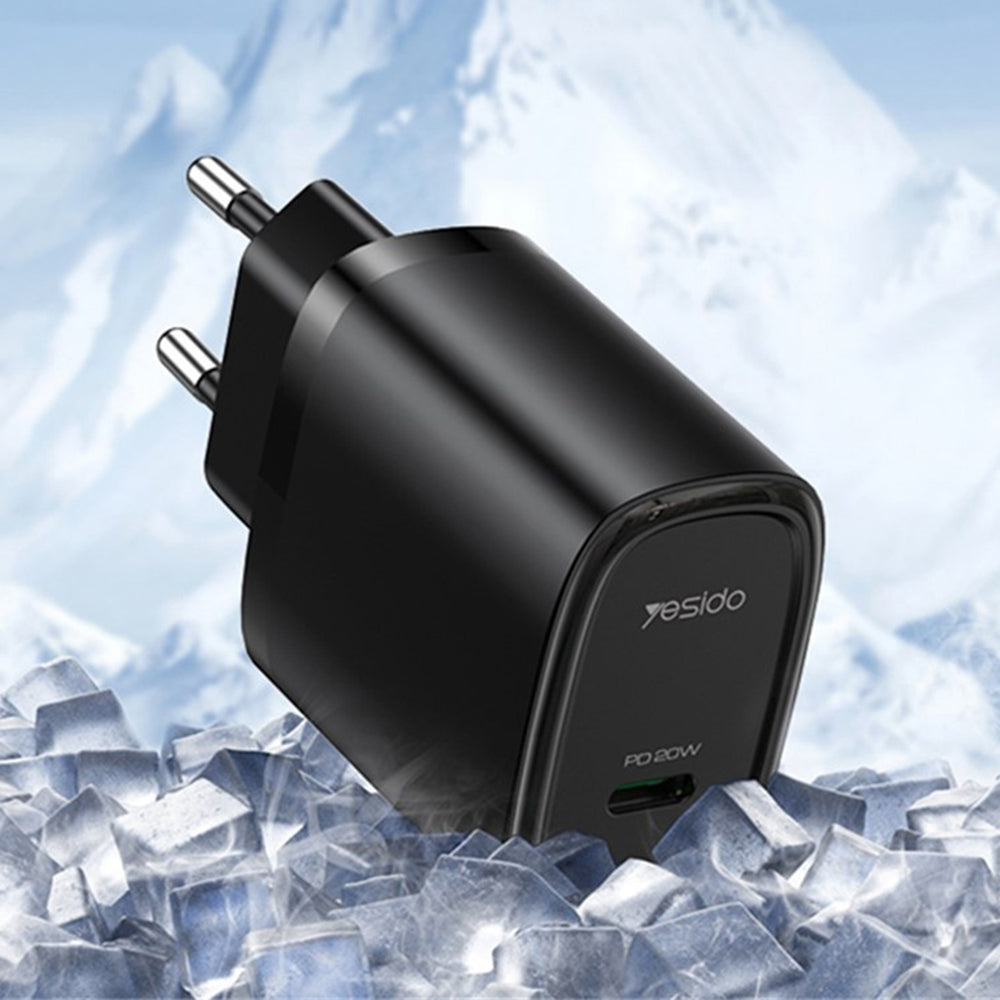 Ładowarka sieciowa Yesido YC57, 20W, 3A, 1 x USB-C, Biała