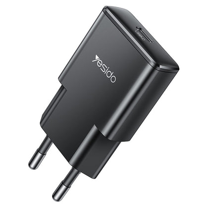 Ładowarka sieciowa Yesido YC74, 30W, 3A, 1 x USB-C, Czarna
