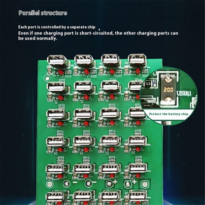 Ładowarka Stacja Best 32T-2A, 2A, 32 x USB-A, Biała