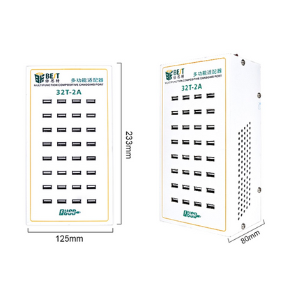 Ładowarka Stacja Best 32T-2A, 2A, 32 x USB-A, Biała
