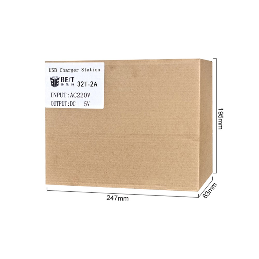 Ładowarka Stacja Best 32T-2A, 2A, 32 x USB-A, Biała