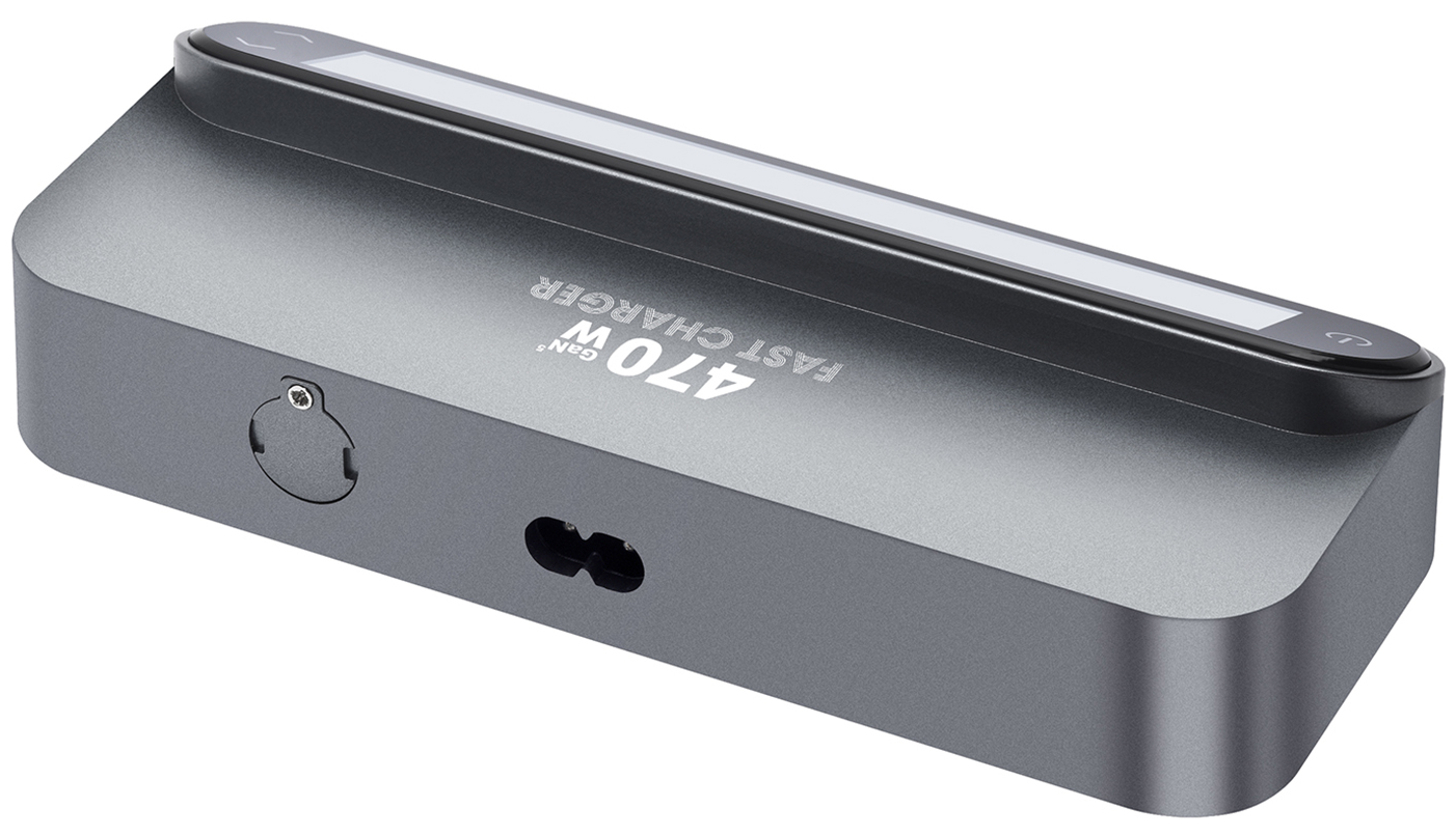 Stacja ładowania z kablem USB-C OEM LCD470W, 470W, 5A, 2 x USB-A - 3 x USB-C, Szary