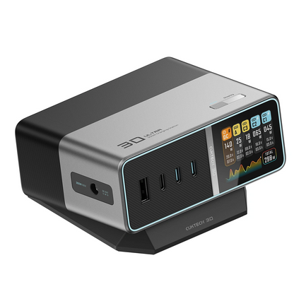 Ładowarka Stacja Cuktech TA3005U, 300W, 1 x DC - 1 x USB-A - 3 x USB-C, Szary