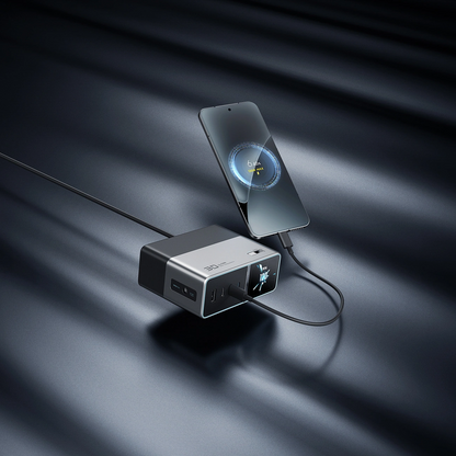Ładowarka Stacja Cuktech TA3005U, 300W, 1 x DC - 1 x USB-A - 3 x USB-C, Szary