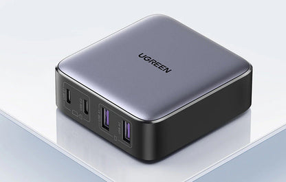 Ładowarka stacja UGREEN CD327 Nexode, 65W, 3.25A, 2 x USB-A - 2 x USB-C, Czarny