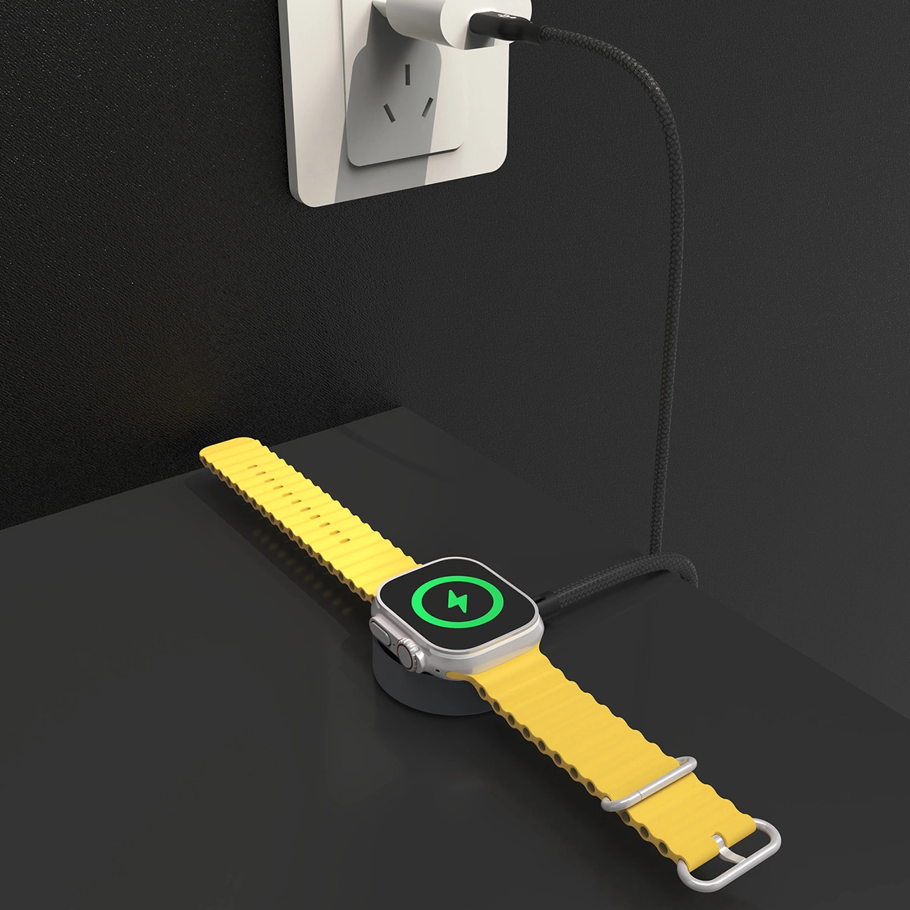 Bezprzewodowa ładowarka Dudao A12C do Apple Watch Series, czarna