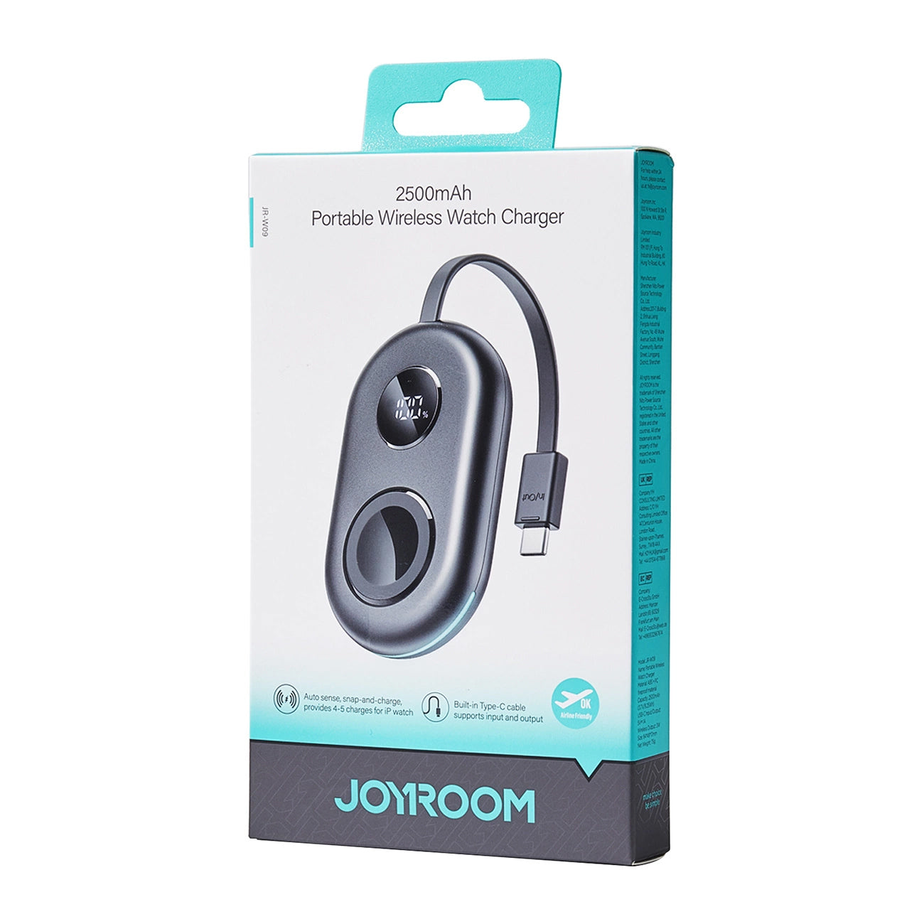 Ładowarka bezprzewodowa Joyroom JR-W09 do Apple Watch Series, Czarna