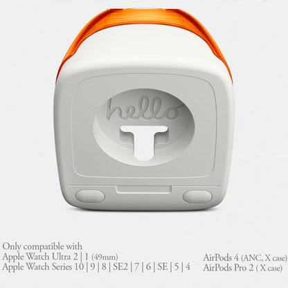Podstawka Spigen C1 Classic do bezprzewodowej ładowarki Apple Watch Series, Czerwony AMP09341