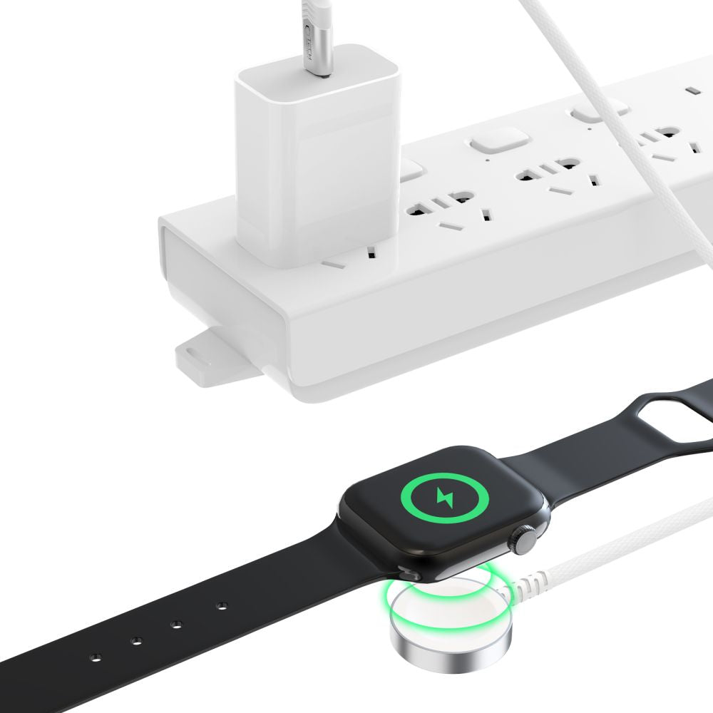 Kabel ładujący Tech-Protect MC01 Ultraboost do Apple Watch Series, biały 