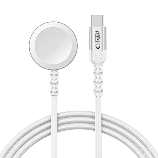 Kabel ładujący Tech-Protect MC01 Ultraboost do Apple Watch Series, biały 