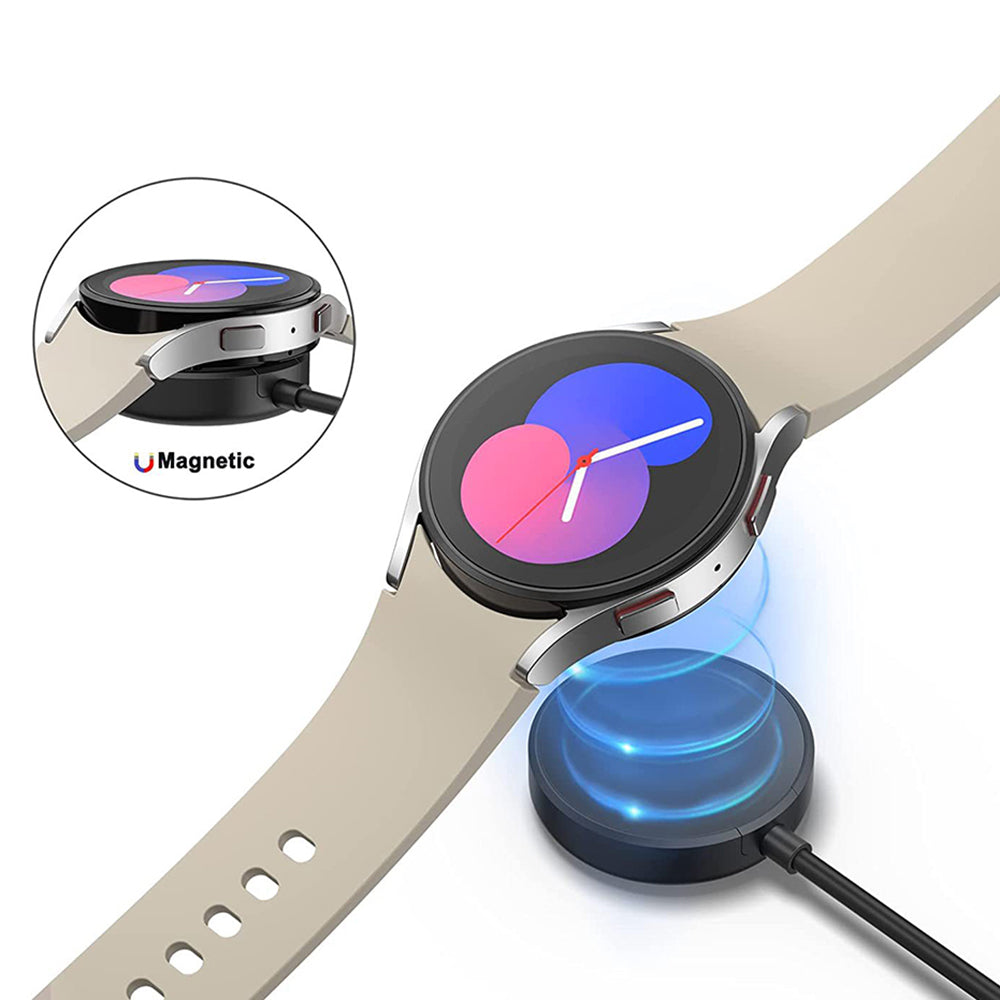 Ładowarka bezprzewodowa Techsuit TSC12 do Samsung Galaxy Watch Series, USB-A, Czarna