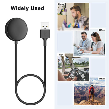 Ładowarka bezprzewodowa Techsuit TSC12 do Samsung Galaxy Watch Series, USB-A, Czarna