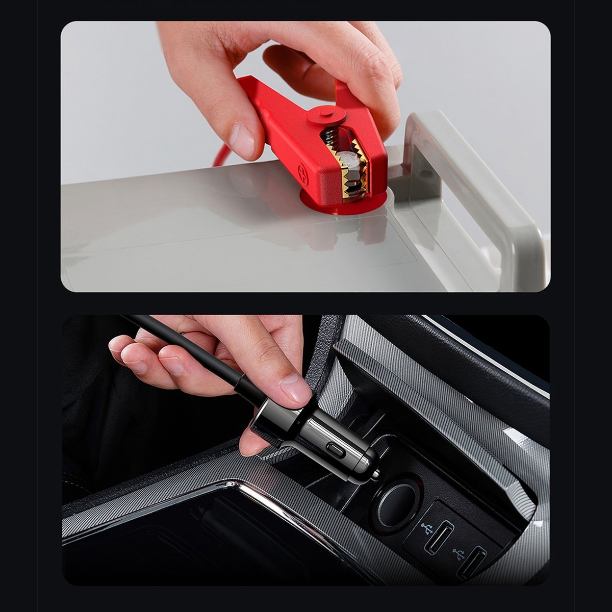 Inwerter samochodowy Baseus, 300W CGNB010101