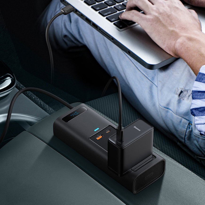 Inwerter samochodowy Baseus, 150W CRNBQ-A01