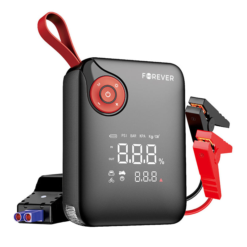 Jump Starter Auto Forever JS-400, 4w1, czerwony