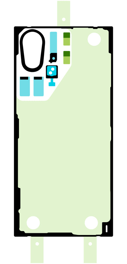 Zestaw klejów do obudowy baterii Samsung Galaxy S22 Ultra 5G S908, Service Pack GH82-27490A