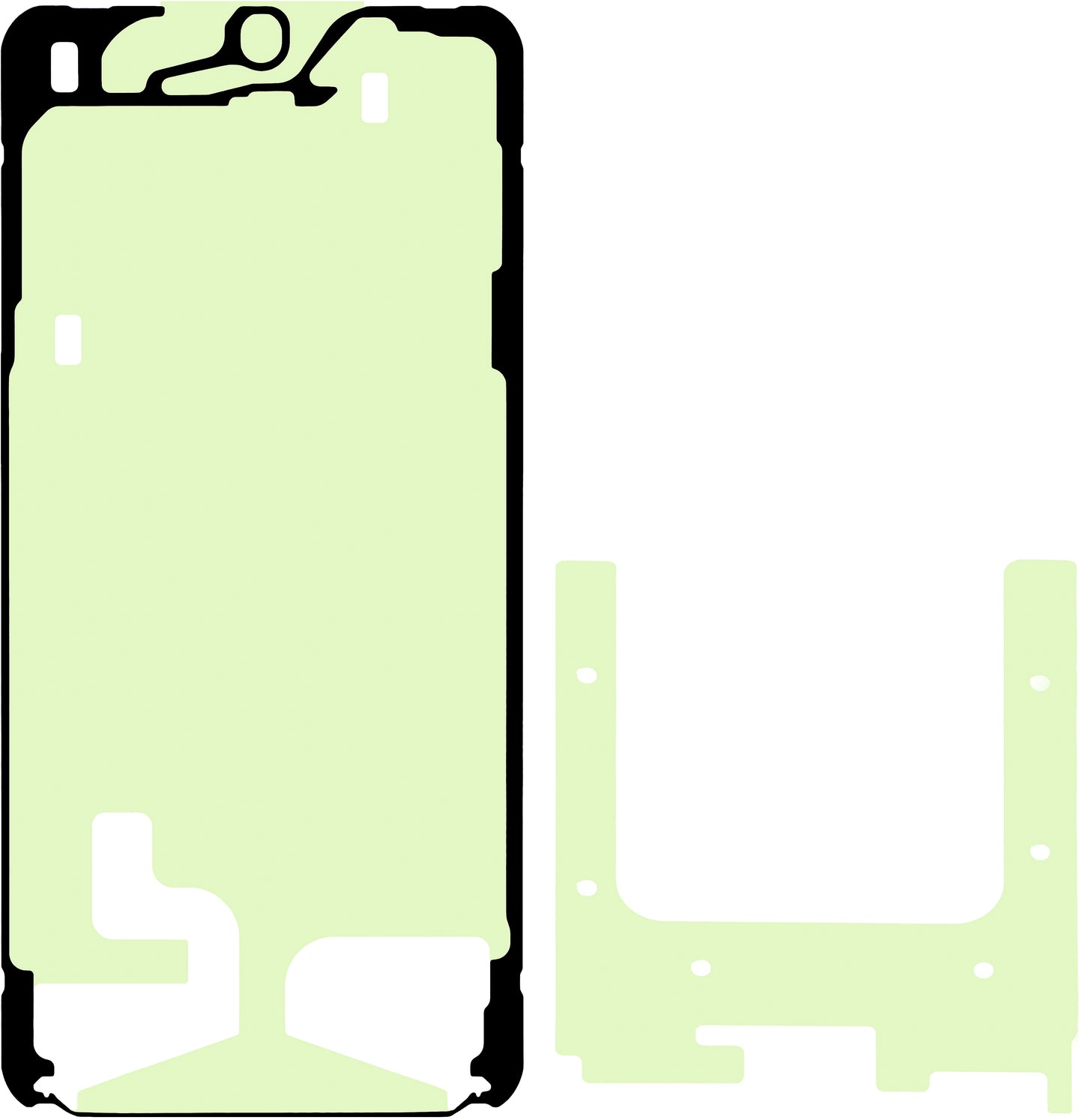 Zestaw klejów do wyświetlacza Samsung Galaxy S25+ S936, Service Pack GH82-36510A