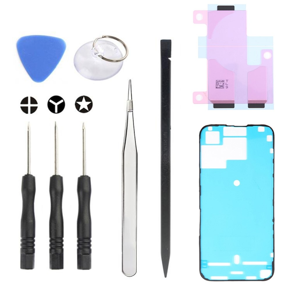 Jiafa JF-8162 Repair Kit for Apple iPhone 15 Pro Max Battery Replacement, 9in1