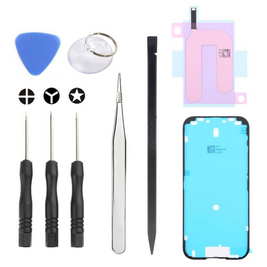 Zestaw naprawczy Jiafa JF-8162 do wymiany baterii Apple iPhone 17, 9w1
