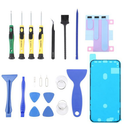 Jiafa JF-8182 Repair Kit for Apple iPhone 16 Pro Battery Replacement, 21in1