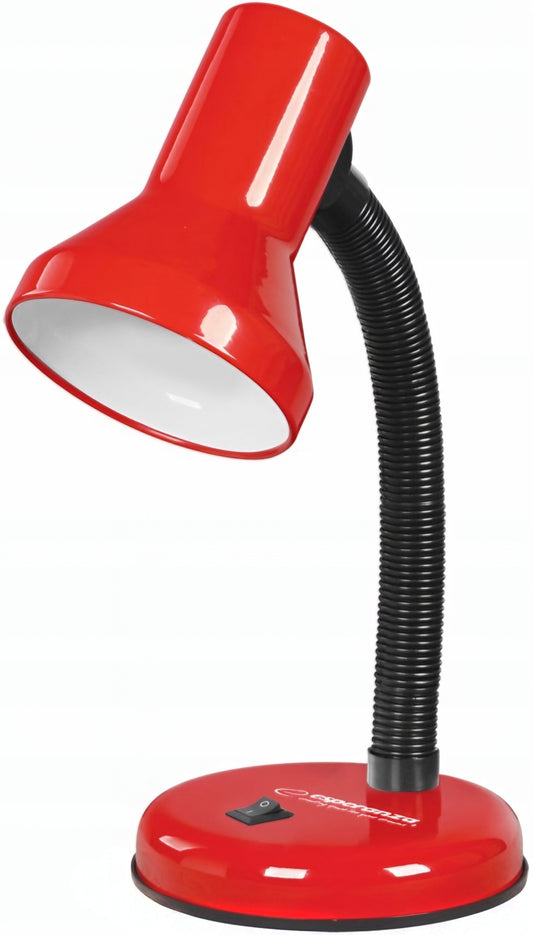 Lampa biurkowa Esperanza Alatair ELD108R, 12W, czerwona