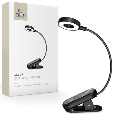 Przenośna lampa LED Tech-Protect LL100, czarna