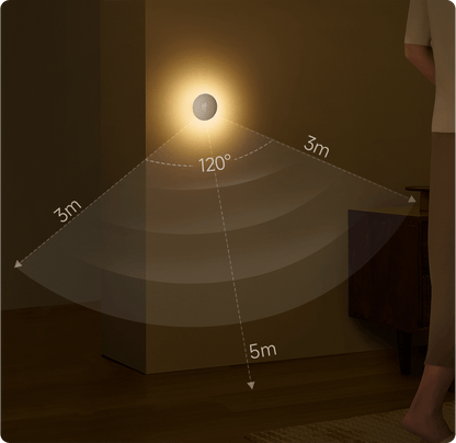Lampa Led Nocna Xiaomi Light 3, 2700K, Czujnik, Biała BHR8978GL