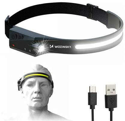 LED Headlamp WZK WLC-1200, 350lm, IPX4