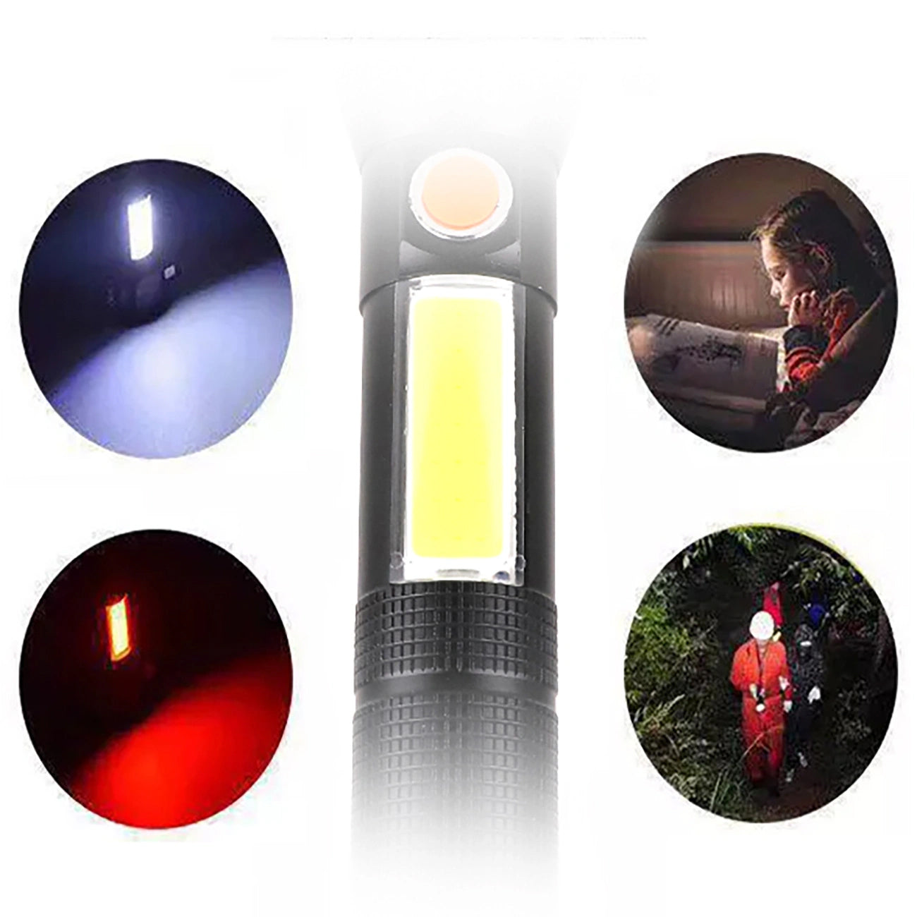Latarka LED WZK WLR-31 3w1, 5W, 500lm
