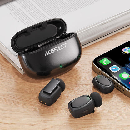 Lavalier Acefast R2, USB-C, Zestaw 2 sztuki, Czarny