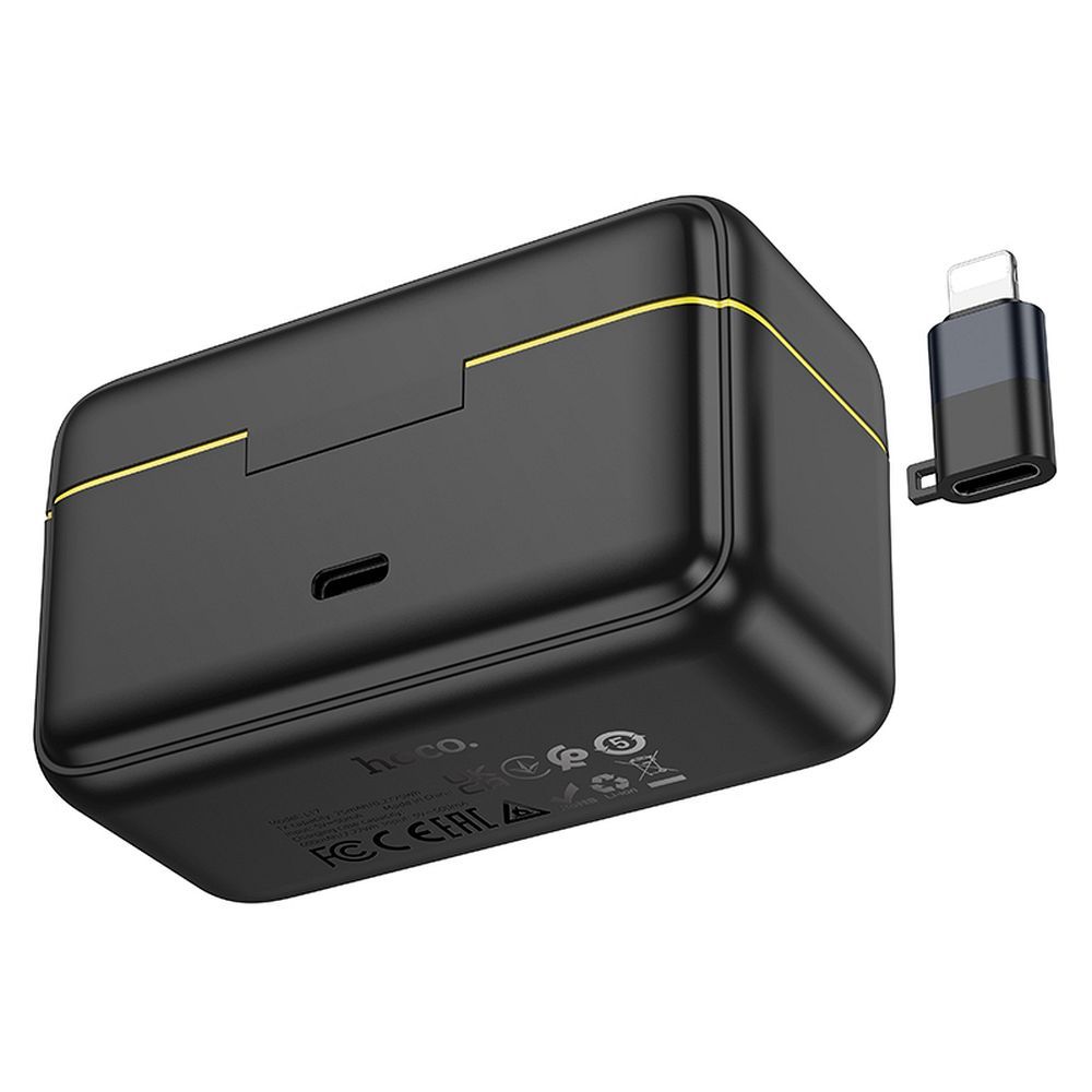HOCO L17 Lavalier, USB-C / Lightning, Set of 2 Pieces, Black