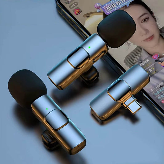 Lavaliera Techsuit LW2, USB-C, Zestaw 2 sztuki, Czarna