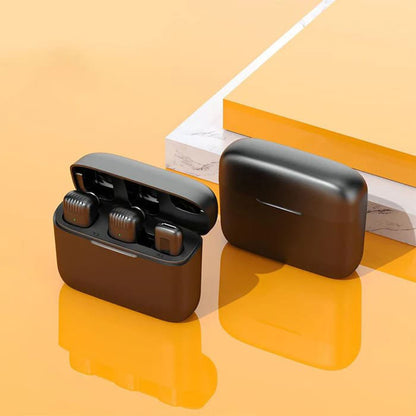 Lavalier Techsuit LW4, USB-C, Zestaw 2 sztuki, Czarny