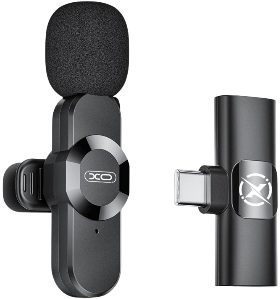 Lavaliera XO Design MC13, USB-C / Lightning, Czarna