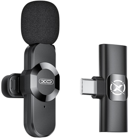 Lavaliera XO Design MC13, USB-C / Lightning, Czarna