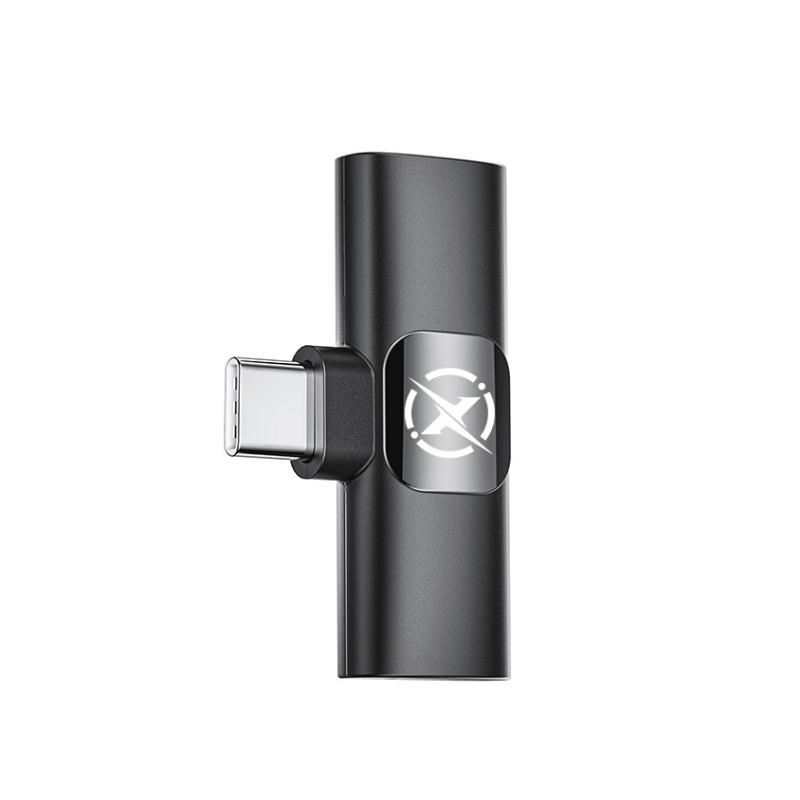 Lavaliera XO Design MC13, USB-C / Lightning, Czarna