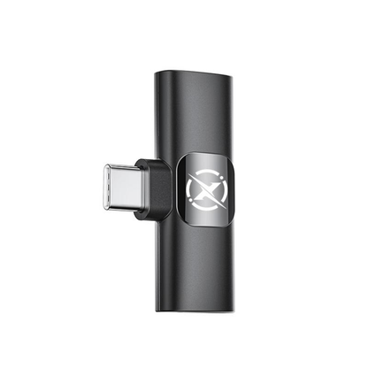 Lavaliera XO Design MC13, USB-C / Lightning, Czarna