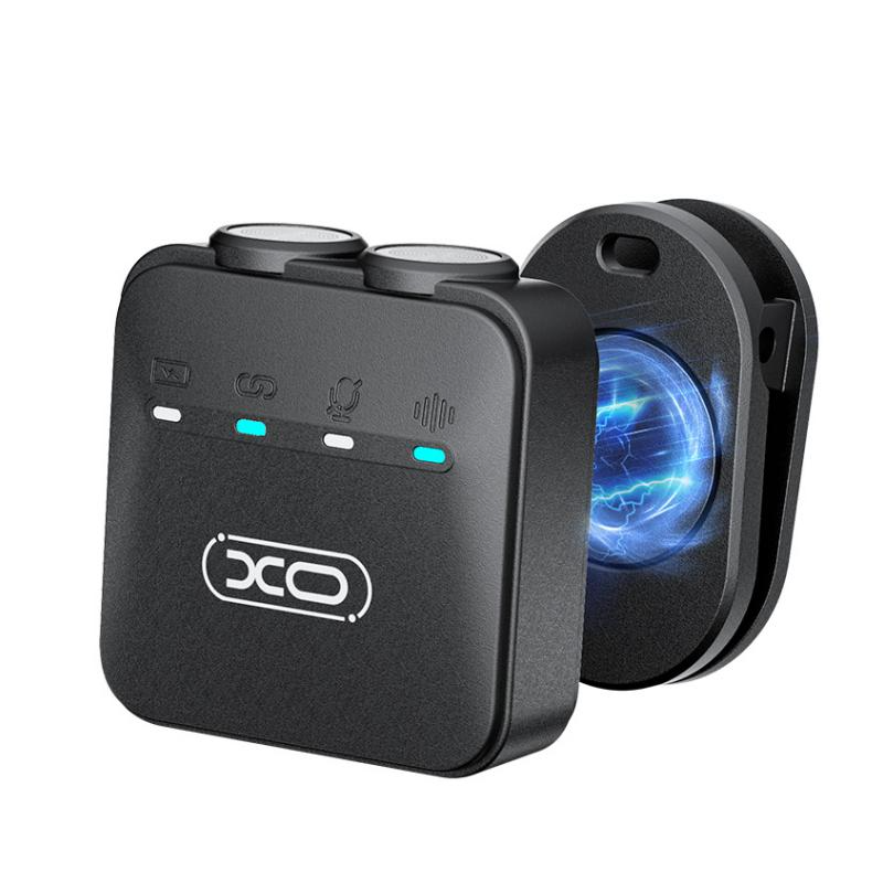 Lavaliera XO Design MC15 Dual, USB-C / Lightning, Zestaw 2 sztuki, Czarny