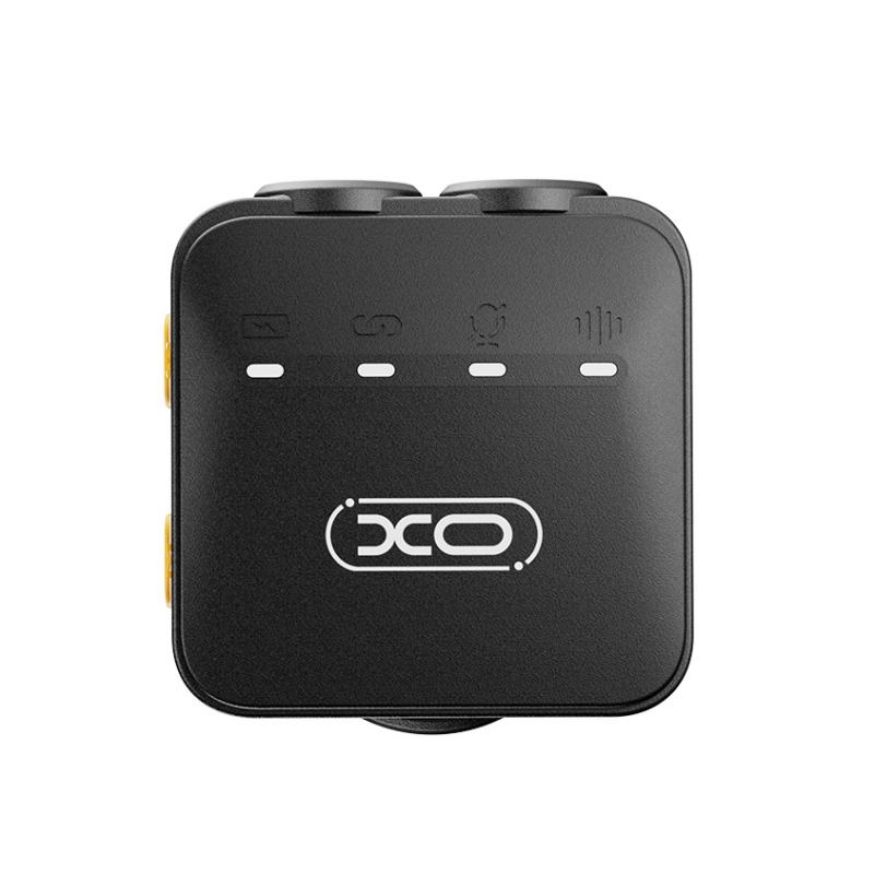 Lavaliera XO Design MC15 Dual, USB-C / Lightning, Zestaw 2 sztuki, Czarny