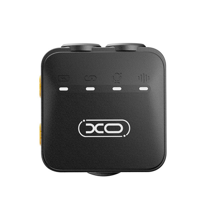 Lavaliera XO Design MC15 Dual, USB-C / Lightning, Zestaw 2 sztuki, Czarny