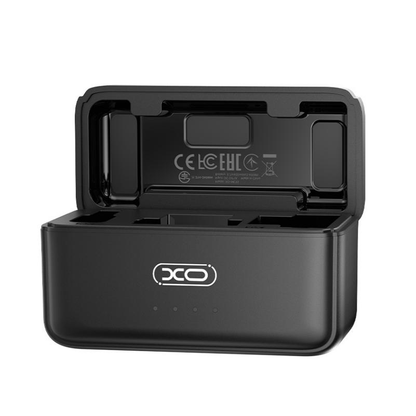 Lavaliera XO Design MC15 Dual, USB-C / Lightning, Zestaw 2 sztuki, Czarny