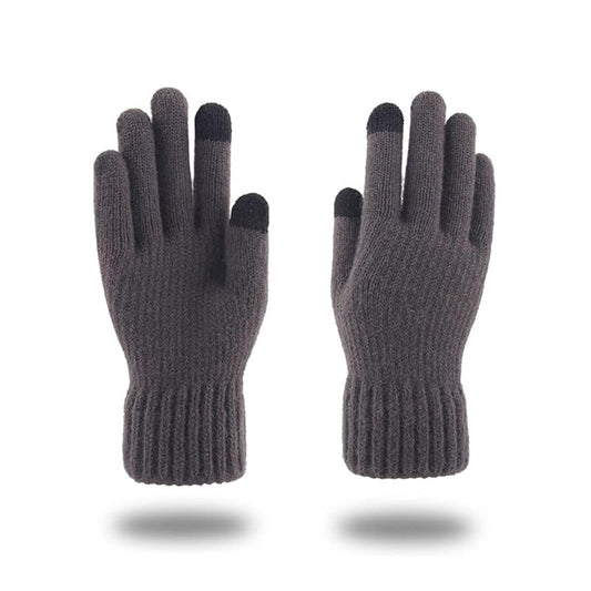 Rękawiczki zimowe dotykowe unisex Techsuit ST0012, rozmiar 22 cm, szare