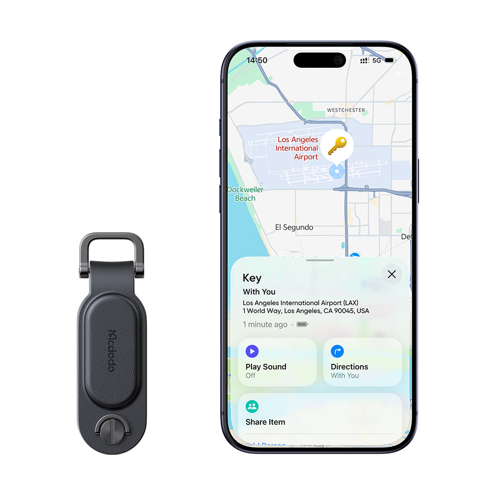 Mcdodo SmartTag Keys Napa Pro AT-3830 dla serii iOS, czarny