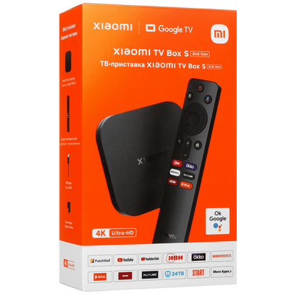 Odtwarzacz multimedialny Xiaomi Mi TV Box S, Wi-Fi, 4K, HDR10+, Gen 2 PFJ4151EU