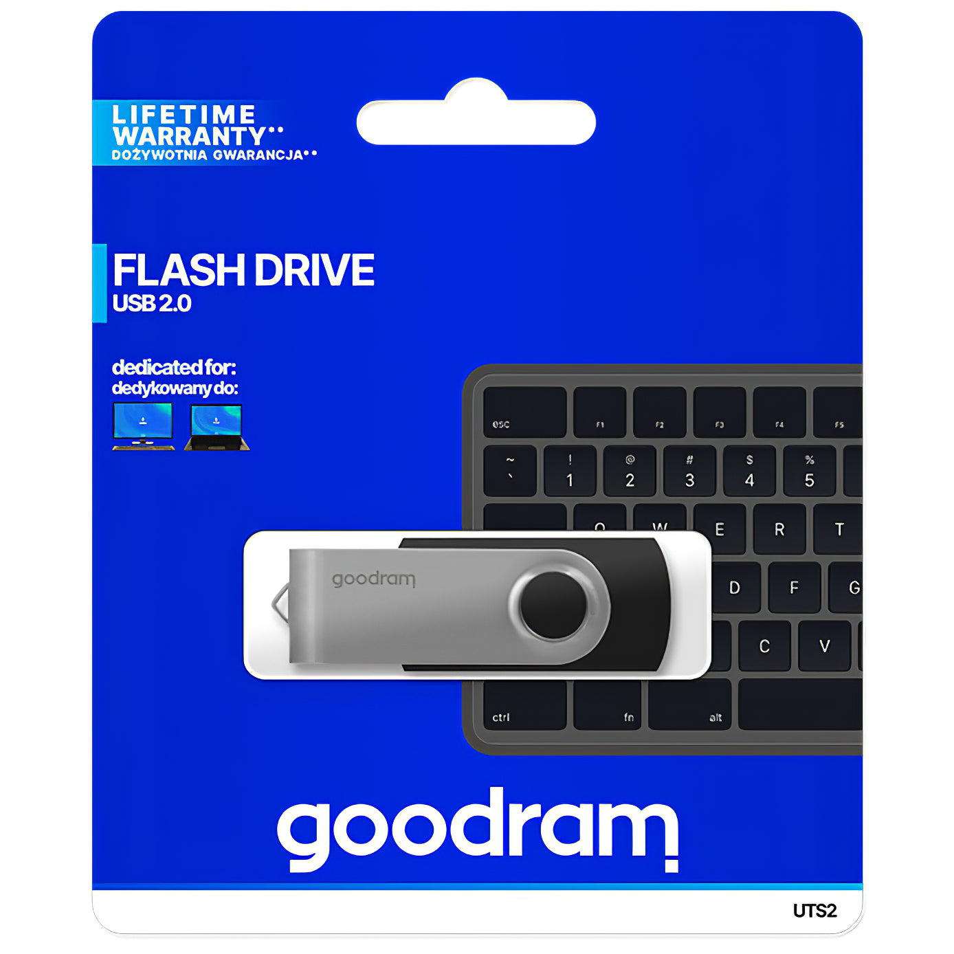 GoodRam UTS2 USB-A External Memory, 128GB UTS2-1280K0R11