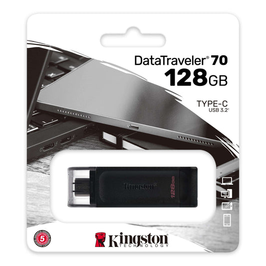 Pamięć zewnętrzna Kingston DT70 USB-C, 128 Gb DT70/128 GB