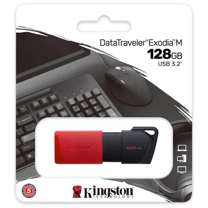 Pamięć zewnętrzna USB-A 3.2 Kingston DT Exodia M, 128Gb DTXM/128GB